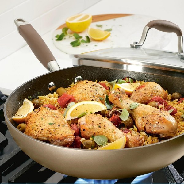Advanced Home Hard-Anodized 12" Nonstick Ultimate Pan