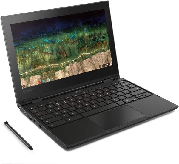 500e Chromebook 2-in-1 laptop, 11.6in HD TOUCH, Intel Celeron N3450, 4 GB RAM, 32GB eMMC Drive, Webcam, Chrome OS (Renewed)