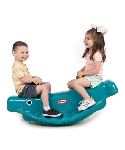 Teal Whale Teeter Totter