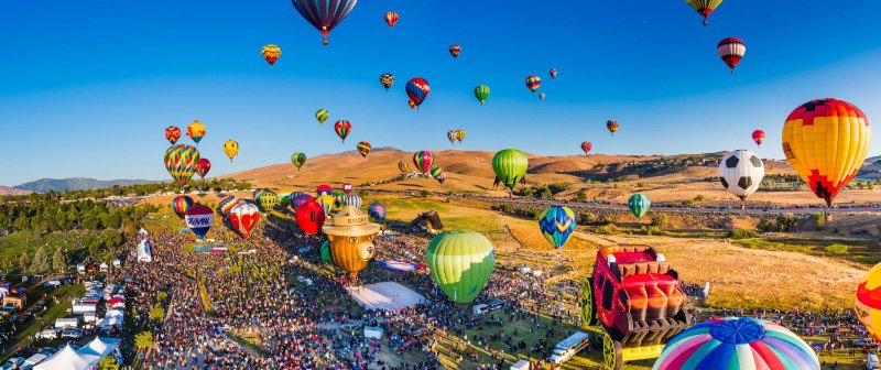 The Great Reno Balloon Race 内华达州 大雷诺热气球比赛