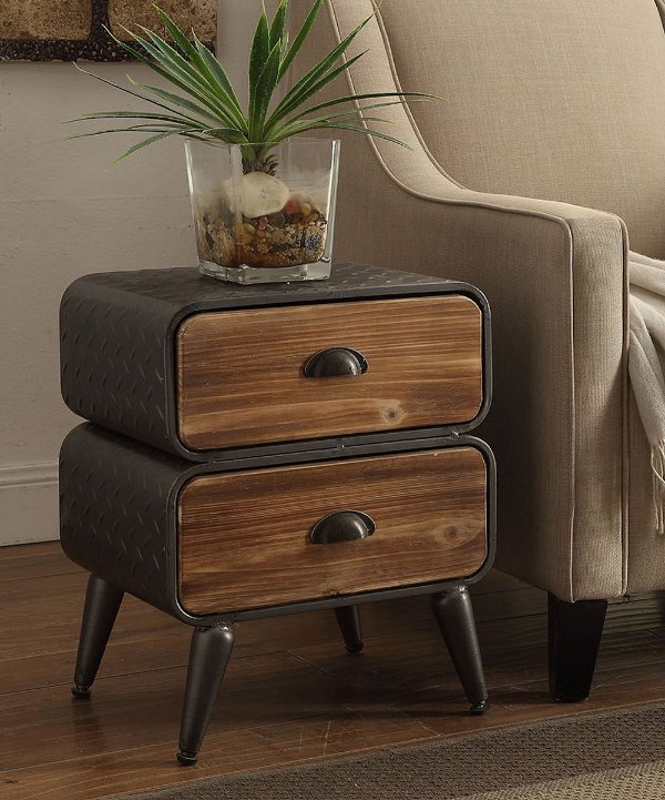 Urban Loft Two-Drawer Rounded Chest