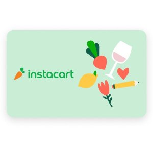 Instacart E-Gift Card Limited Time Promotion