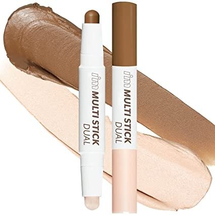 I'm Multi Stick Dual | Two Shade Shading and Highlighting Matte Finish | Suitable for Beginners Portable Size | 001 Contouring