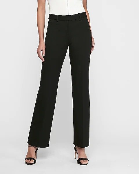 Mid Rise Editor Trouser Pant