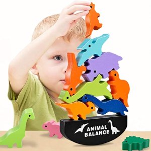 HahaGift Stacking Dinosaur Toys for Kids