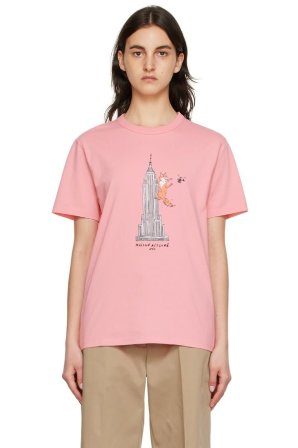 Pink Olympia Le-Tan 限定版T恤