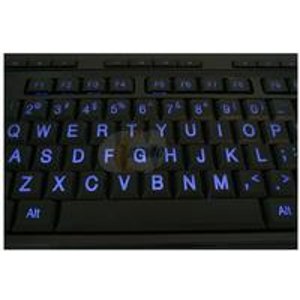 AZIO Large Print Tri-Color Illuminated Keyboard