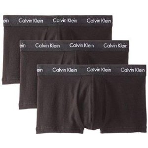 Calvin Klein Men's 3-Pack Cotton-Stretch Low-Rise Boxer Briefs