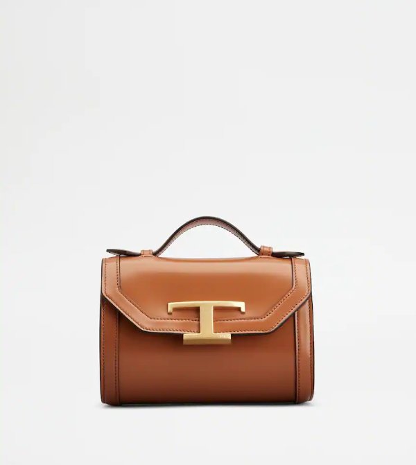 T Timeless Crossbody Bag in Leather Micro