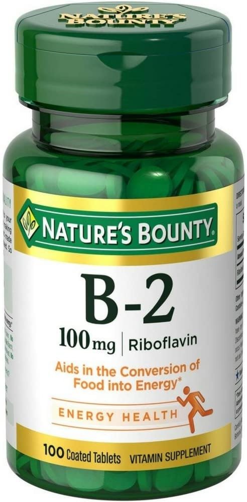 , Vitamin B-2, 100 mg, 100 Tablets
