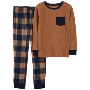 Carter'sKid 2-Piece Thermal & Fleece Pajamas