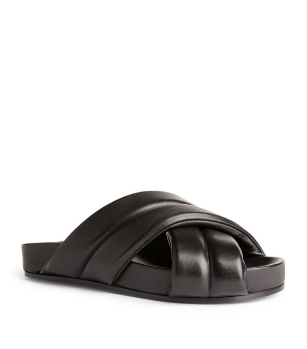 Sale | Jil Sander Leather Sandals | Harrods US