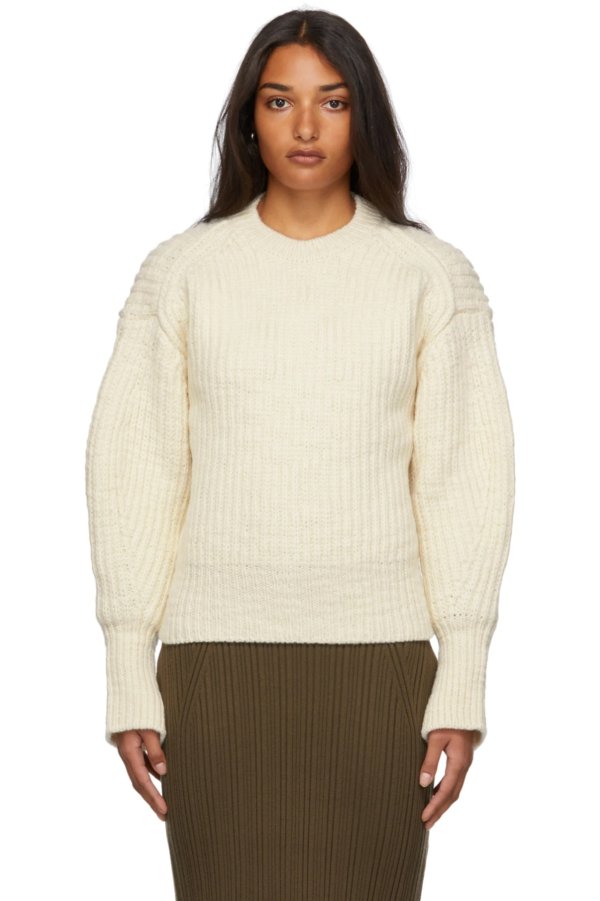Wool Back Cut-Out Sweater