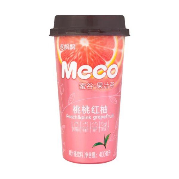MECO 蜜谷果汁茶 桃桃红柚味 400ml