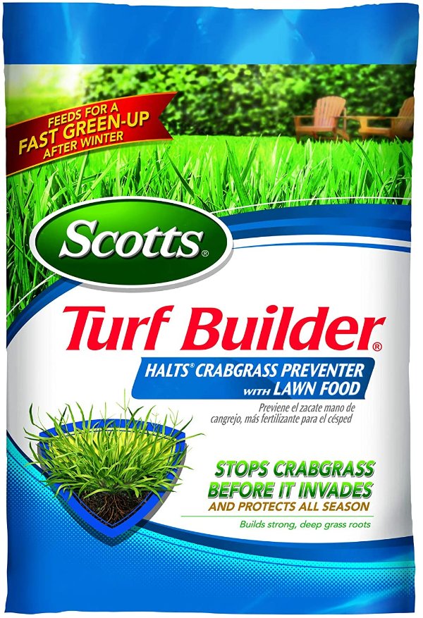Turf Builder 防杂草草坪春季滋养肥料 40.5 lb