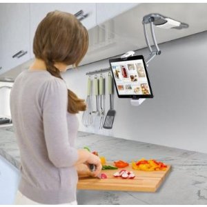CTA Digital 2-in-1 Kitchen Mount Stand for Tablets