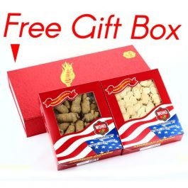 Premium Selected Gift Box Bundle: Ginseng Slice Large 4 oz Box + Ginseng Short Extra Large 4 oz Box