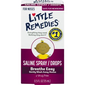 Little Remedies Noses Saline Spray/Drops, 0.5 Ounce