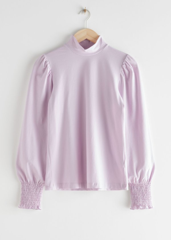 丁香紫衬衫
