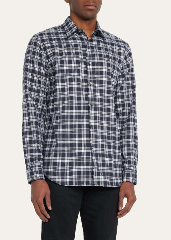 Men's Irving Check Flannel Sport Shirt