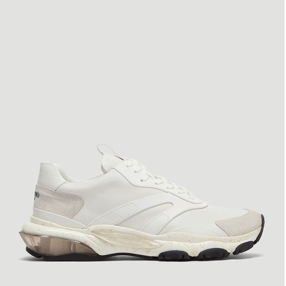 Bounce Leather Sneakers in White