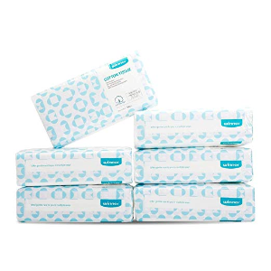 Amazon Winner Soft Dry Wipe, Made of Cotton Only, 600 Count