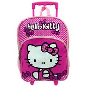 Hello Kitty Girls' Rolling Backpack