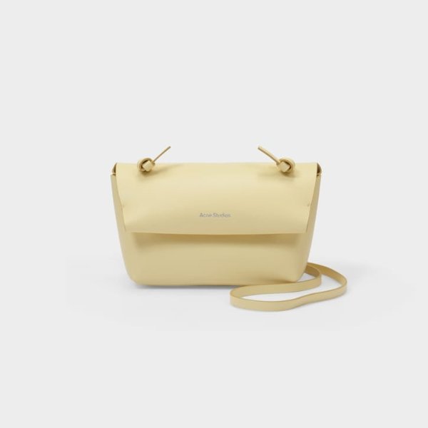 Alexandria Mini Bag in Vanilla Yellow Leather