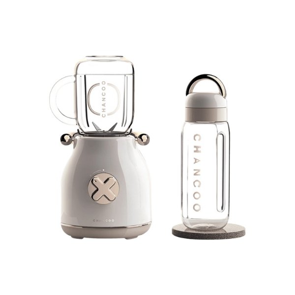 CHANCOO Multifunctional Portable Juicer Juice Maker, White, Old Fashion Style