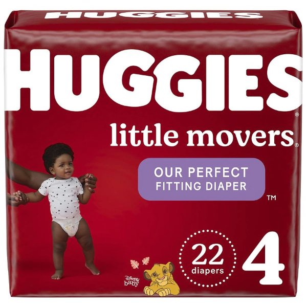 Little Movers Baby Diapers Size 4