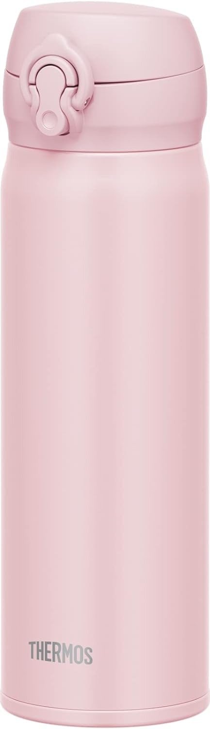 JNL-506 MVP Water Bottle, Vacuum Insulated Travel Mug, 16.9 fl oz (500 ml), Mauve Pink