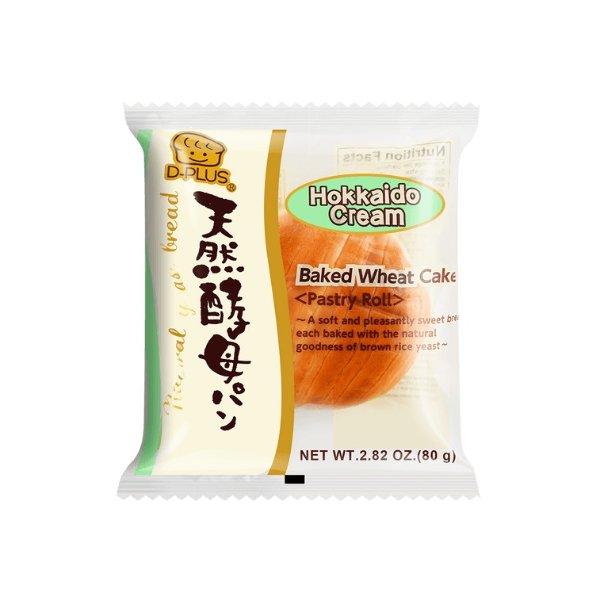 D-PLUS Hokkaido Creamy Natural Yeast Long-lasting Fresh Bread 80g