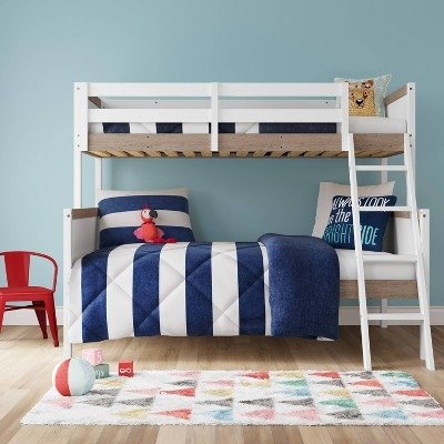 Twin Over Full Robinson Bunk Bed White