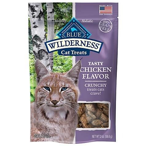 Blue Wilderness Chicken Flavor Crunchy Cat Treats