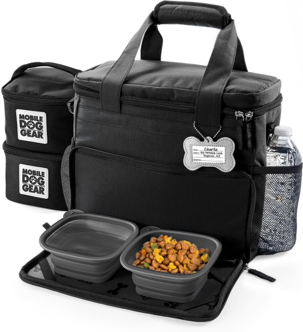 Mobile Dog Gear Week Away Tote Pet Travel Bag, Black, Medium/Large - Chewy.com