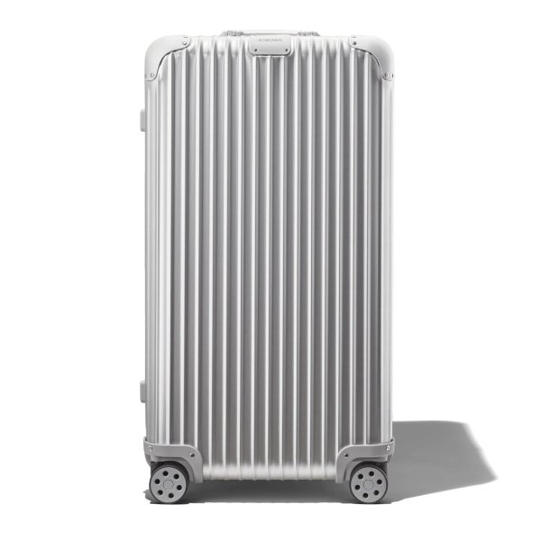 Original Trunk XL Large Aluminum Suitcase | Silver | RIMOWA