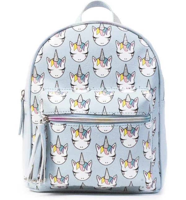 Unicorn Print Mini Backpack