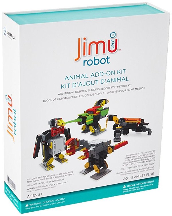 JIMU Robot Animal Add On Kit - Digital Servo & Character Parts for All JIMU Robot Kits Building Kit