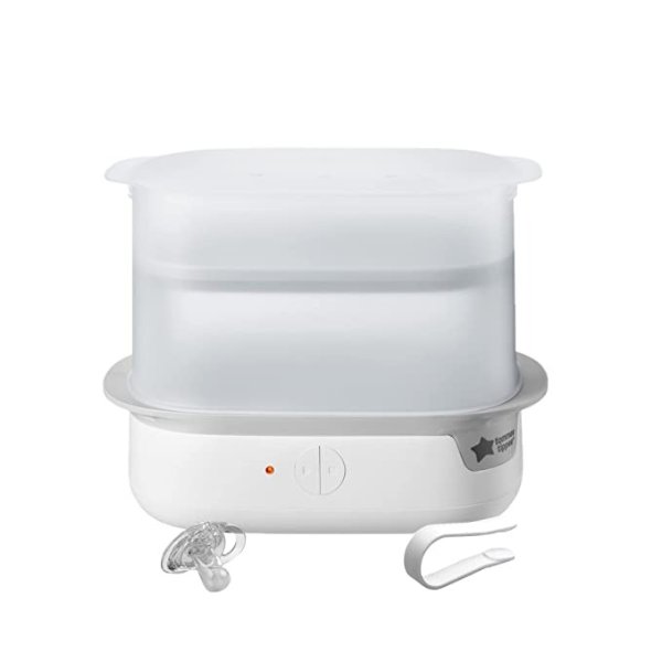 Advanced Steam Electric Sterilizer for Baby Bottles, Kills Viruses* and 99.9% of Bacteria, 5-Minute Sterilization Cycle
