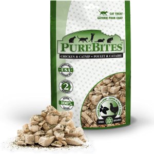 史低价：PureBites 鸡胸肉猫薄荷冻干零食，1.3盎司