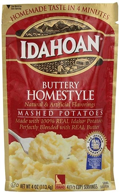 Idahoan Mashed Potatoes Buttery Homestyle, 4 oz