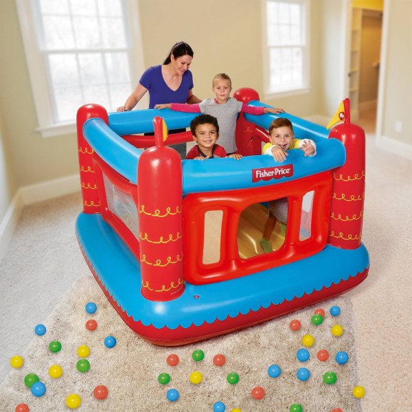 69" x 68" x 53" Bouncetastic Bouncer with 50 Play Balls