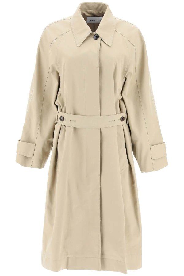 'new armhole' belted trench coat