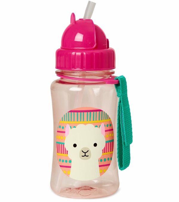 Straw Bottle - Llama