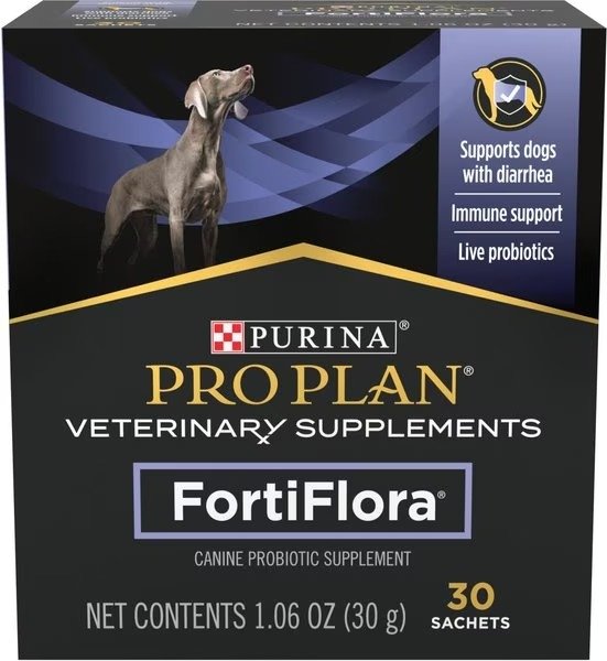 FortiFlora Probiotic Gastrointestinal Support Dog Supplement, 30 packets - Chewy.com