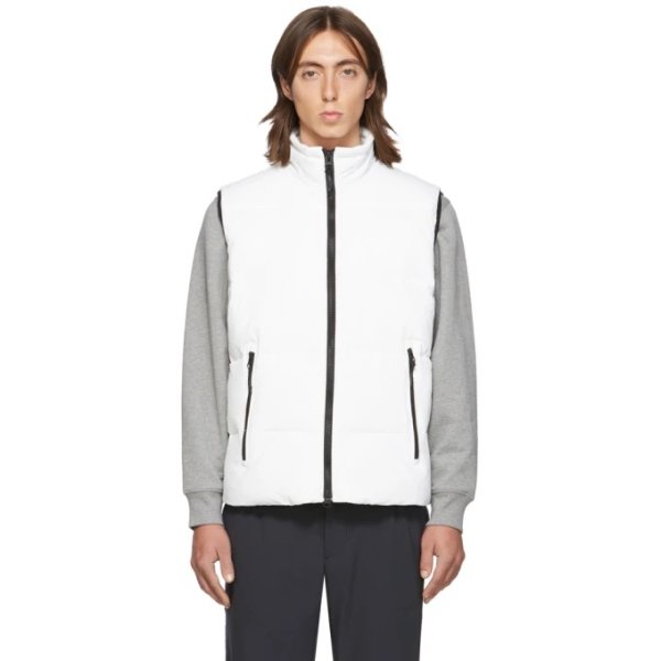 SSENSE Exclusive White Quilted Vest