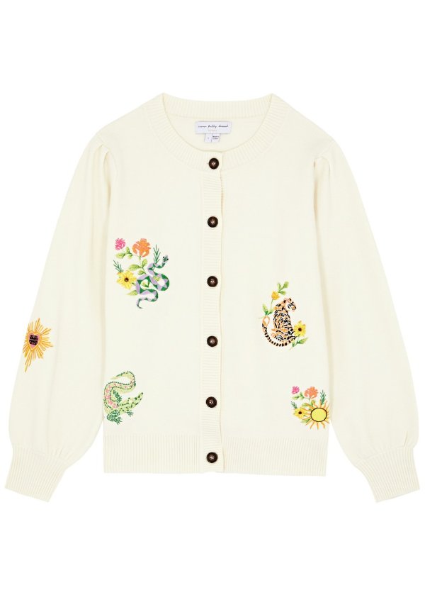 New Season Embroidered knitted cardigan
