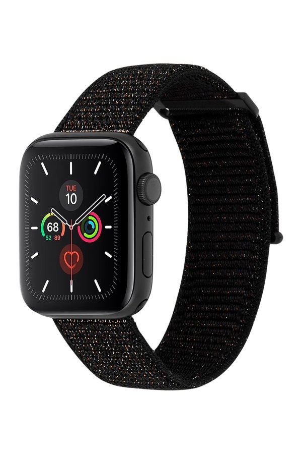 Apple Watch 42-44mm 尼龙表带 金属黑