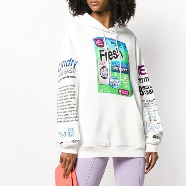 laundry detergent print hoodie