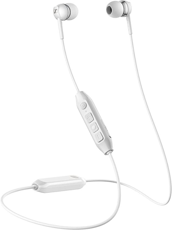 SENNHEISER CX 350BT Bluetooth 5.0 Wireless Headphone - 10-Hour Battery Life, USB-C Fast Charging, Virtual Assistant Button, Two Device Connectivity - White (CX 350BT White)
